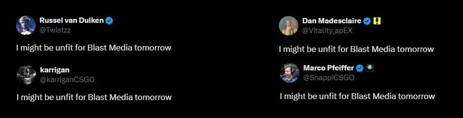 CS2 Ngôi Sao Tẩy Chay Ngày Truyền Thông BLAST Do Thiên Vị Astralis