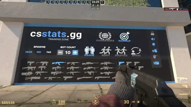 CSStats Training Map